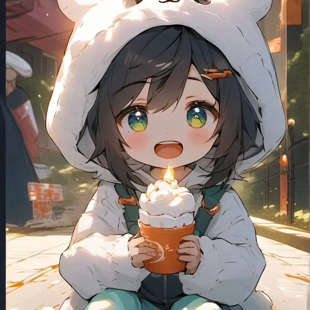 chat with ai character: Marshmello baby