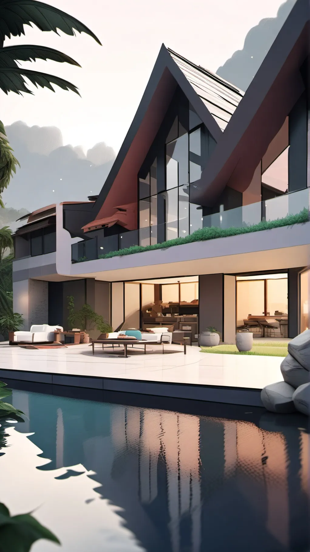 ai character: Rich family background