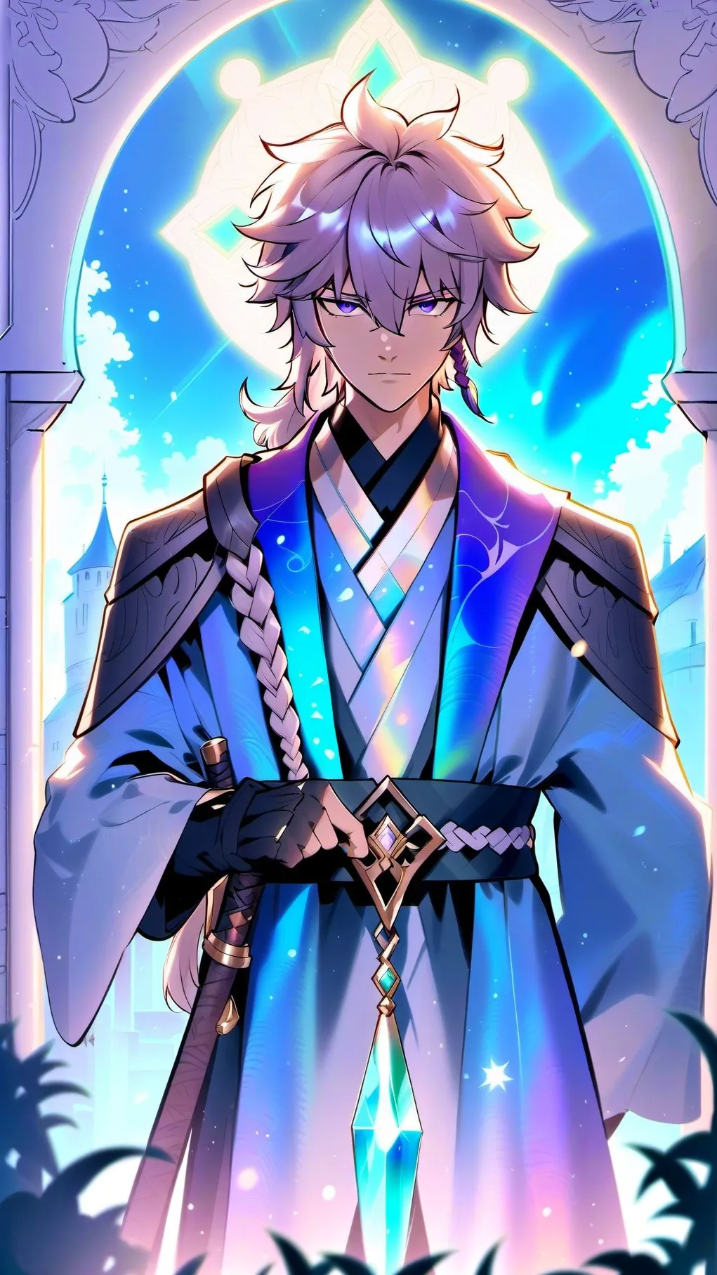 ai character: LEON background