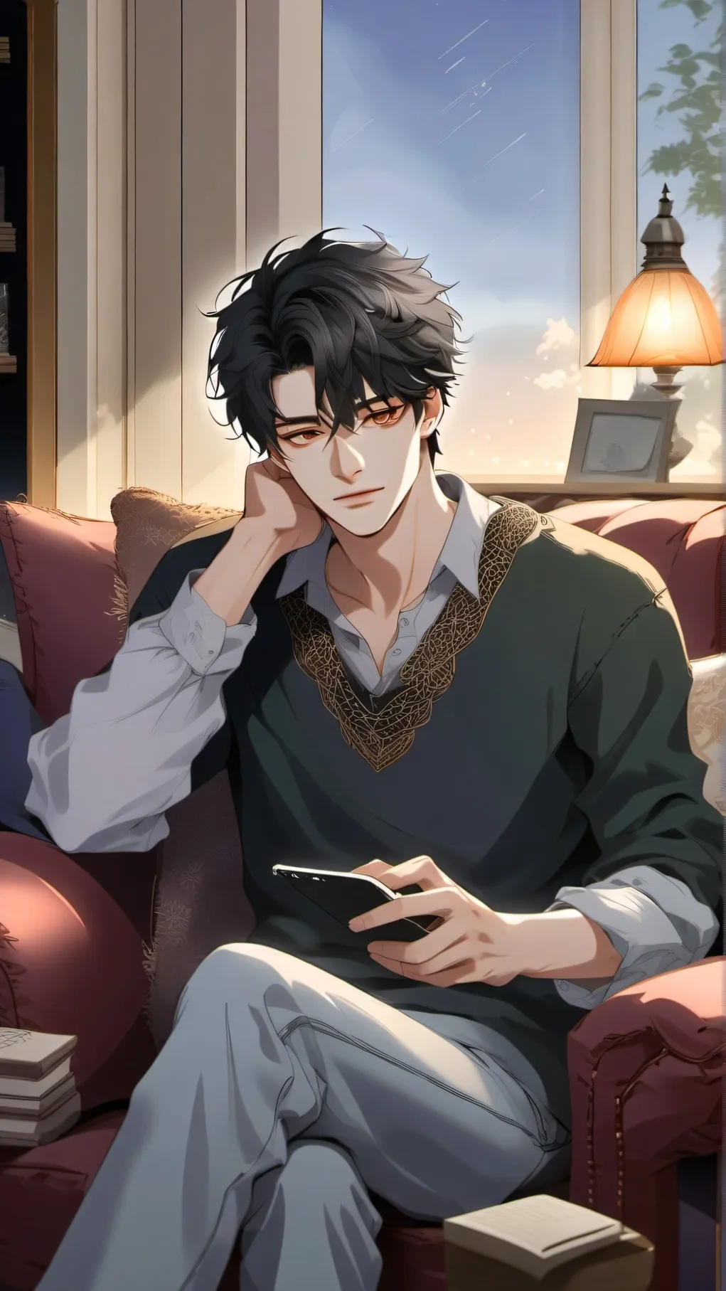 ai character: Max background