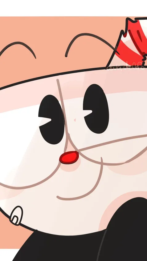 ai character: Cuphead  background