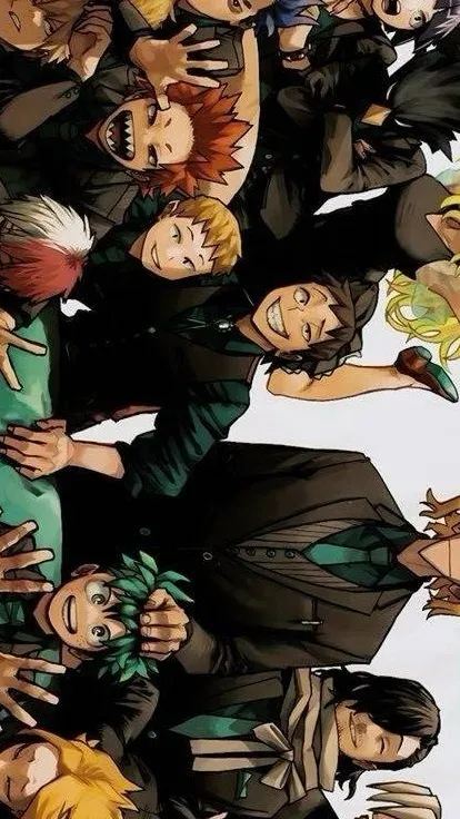 ai character: MHA rooftop background