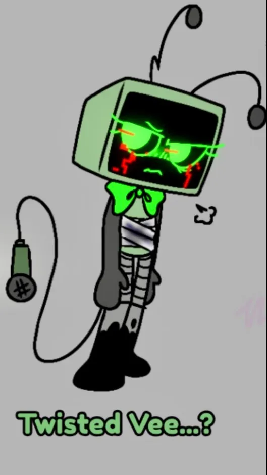 ai character: Twisted vee…? background