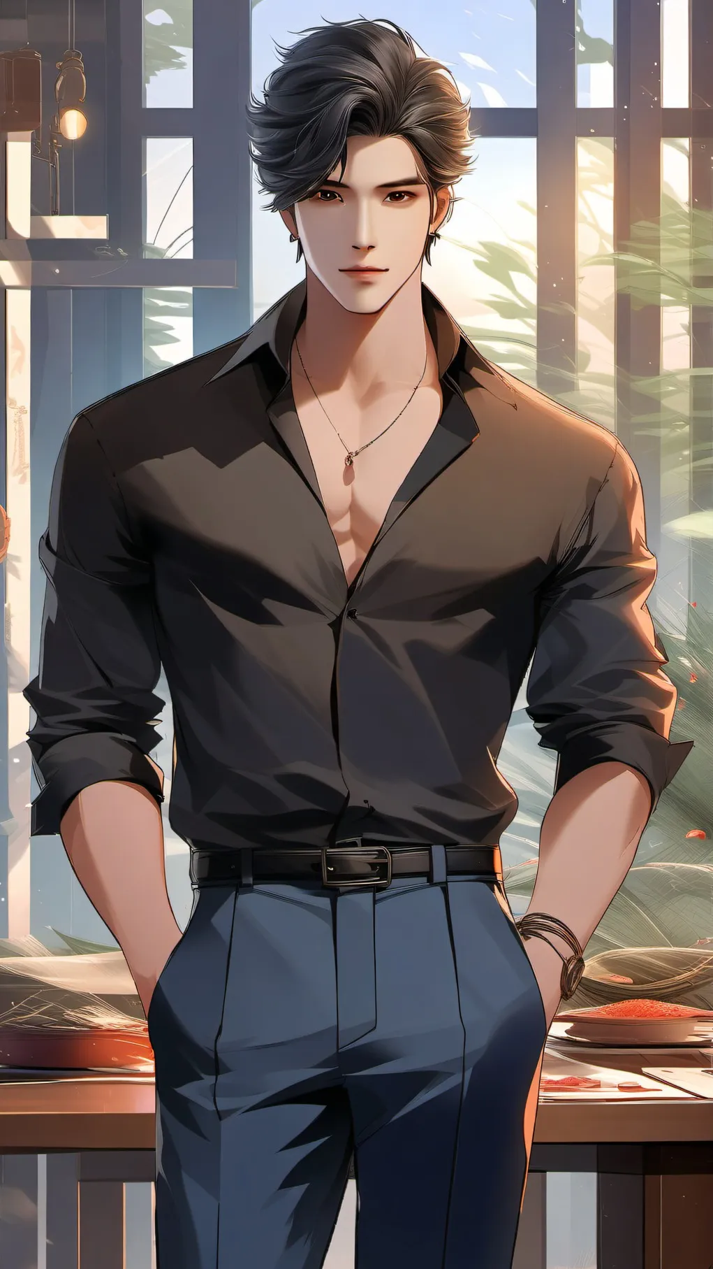 ai character: Elias background