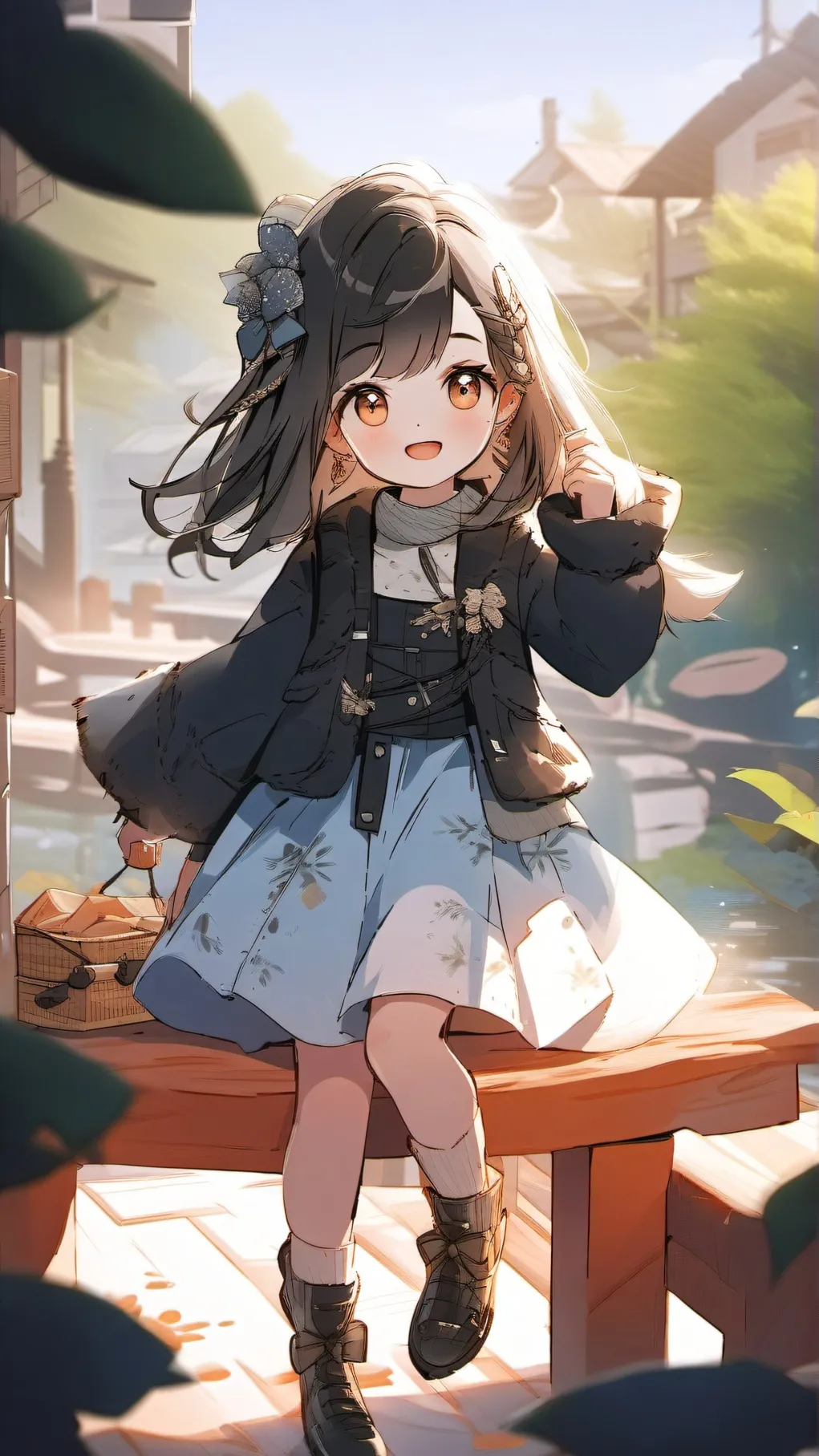 ai character: Ashley background