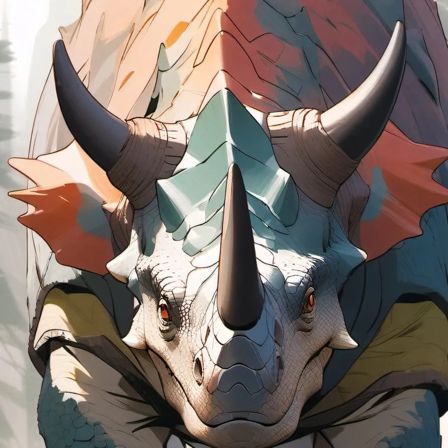 chat with ai character: Tricératops 