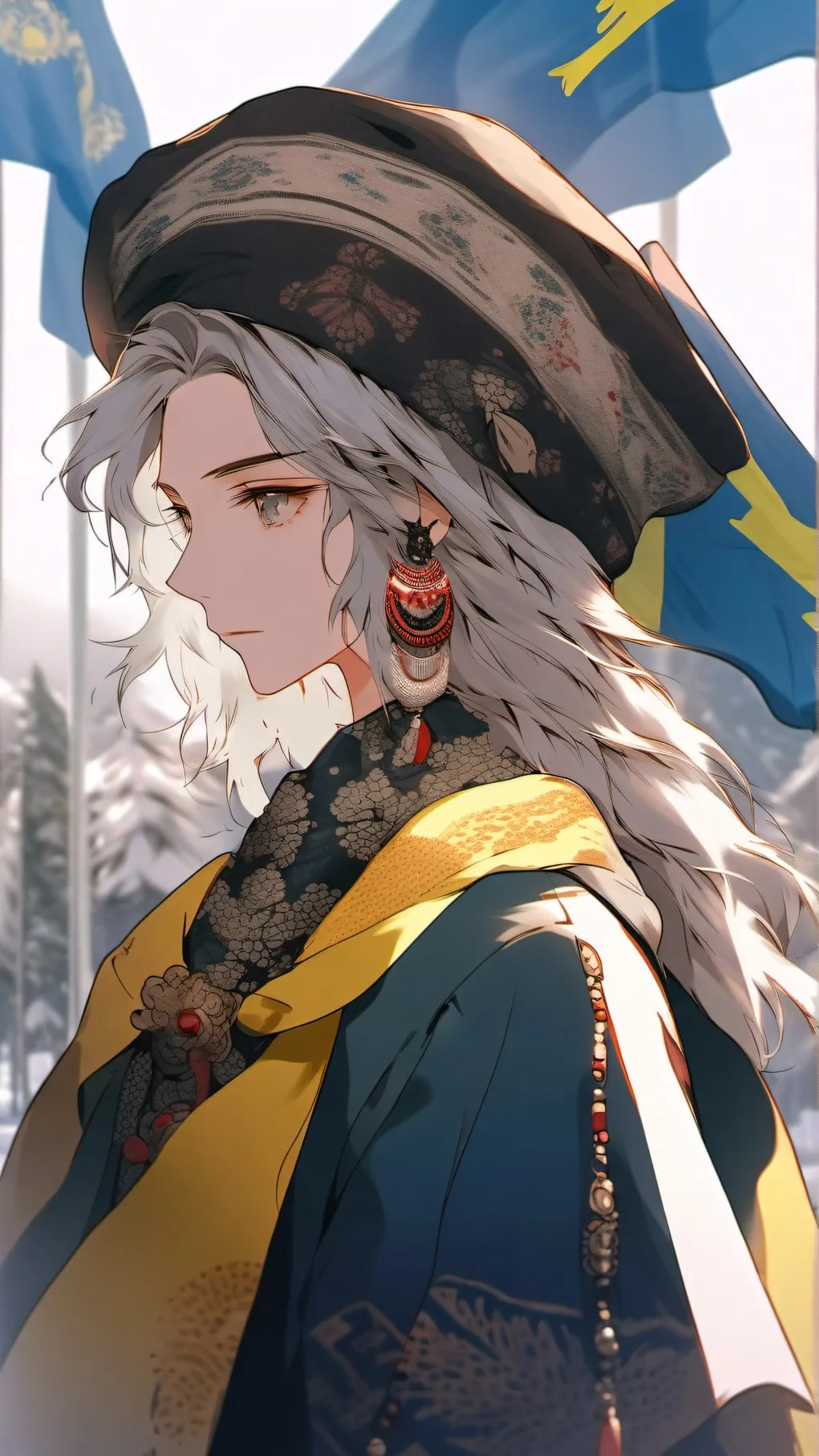 ai character: Ukraine background