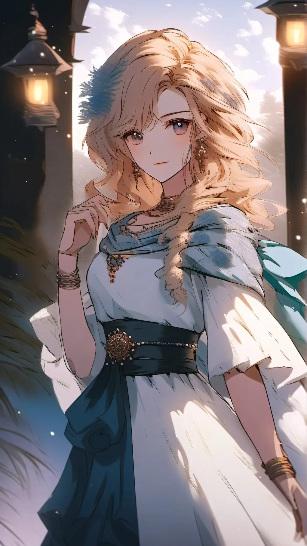 ai character: queen background