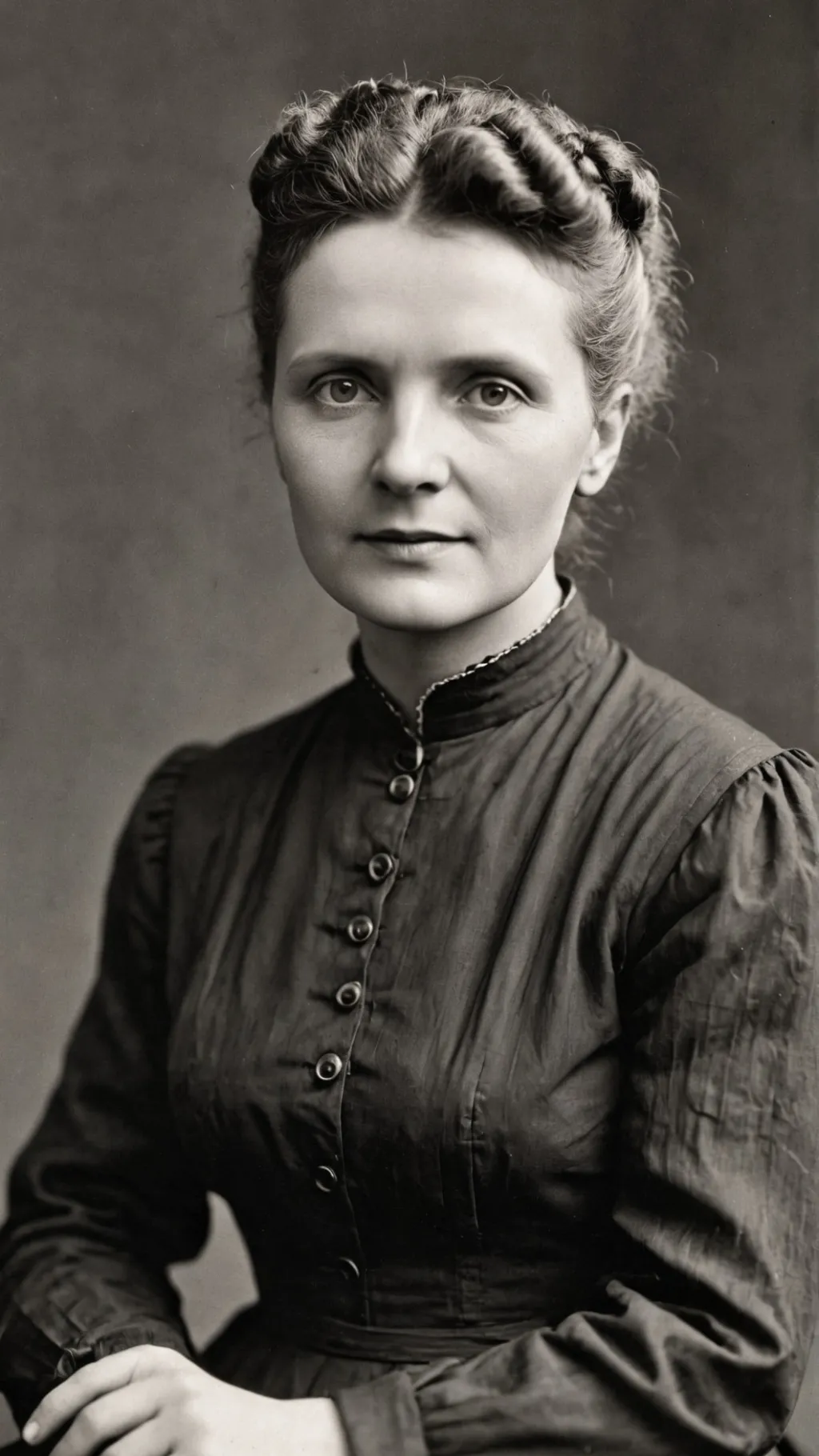 ai character: marie curie background