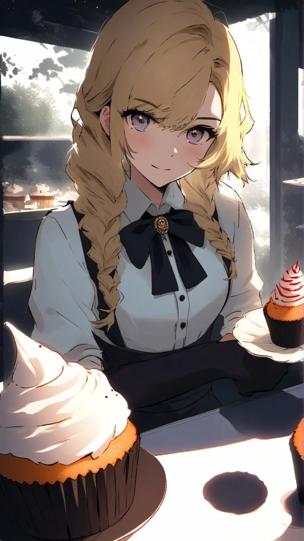 ai character: CHICA FNAF background