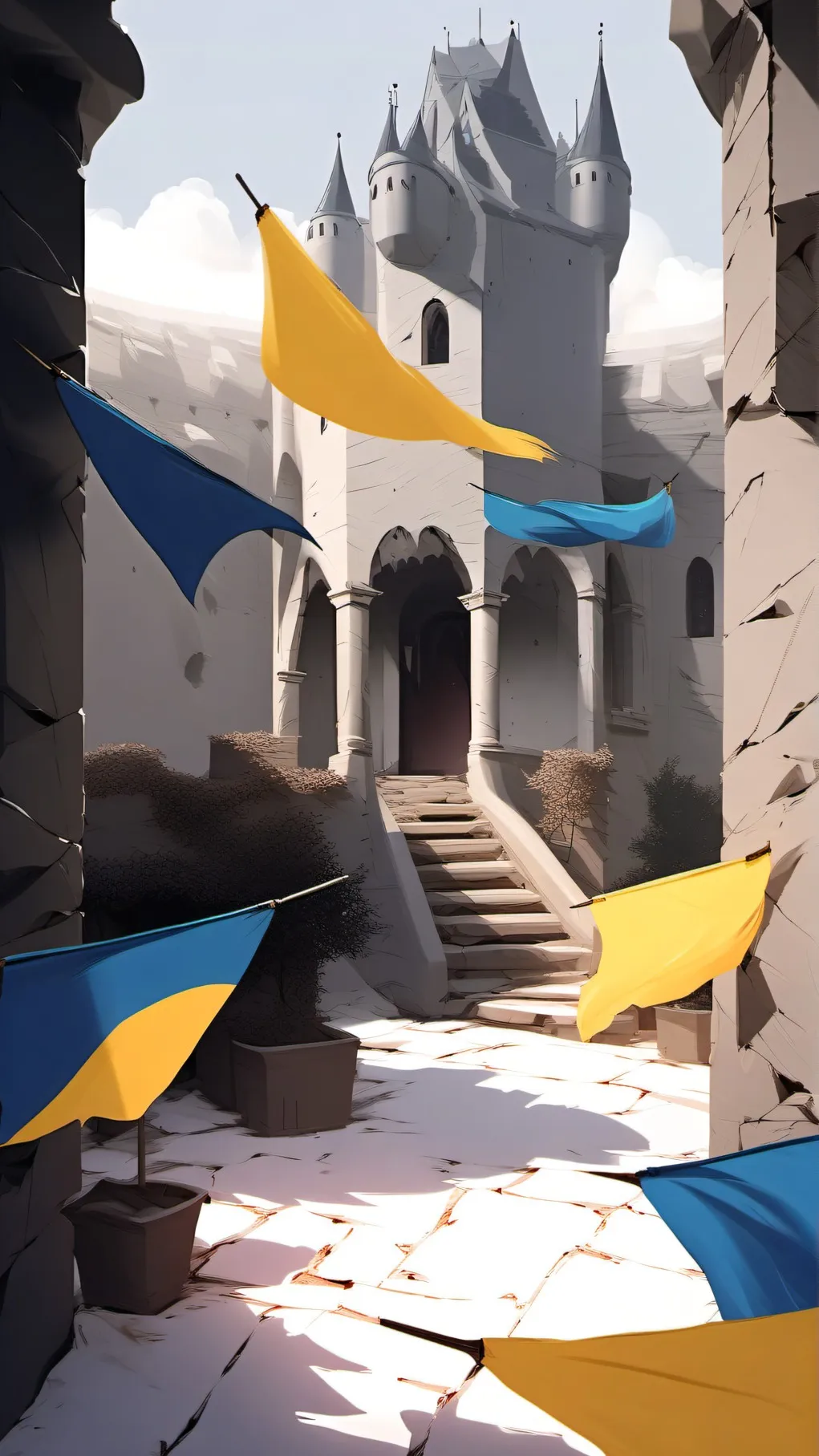 ai character: Desendents  background