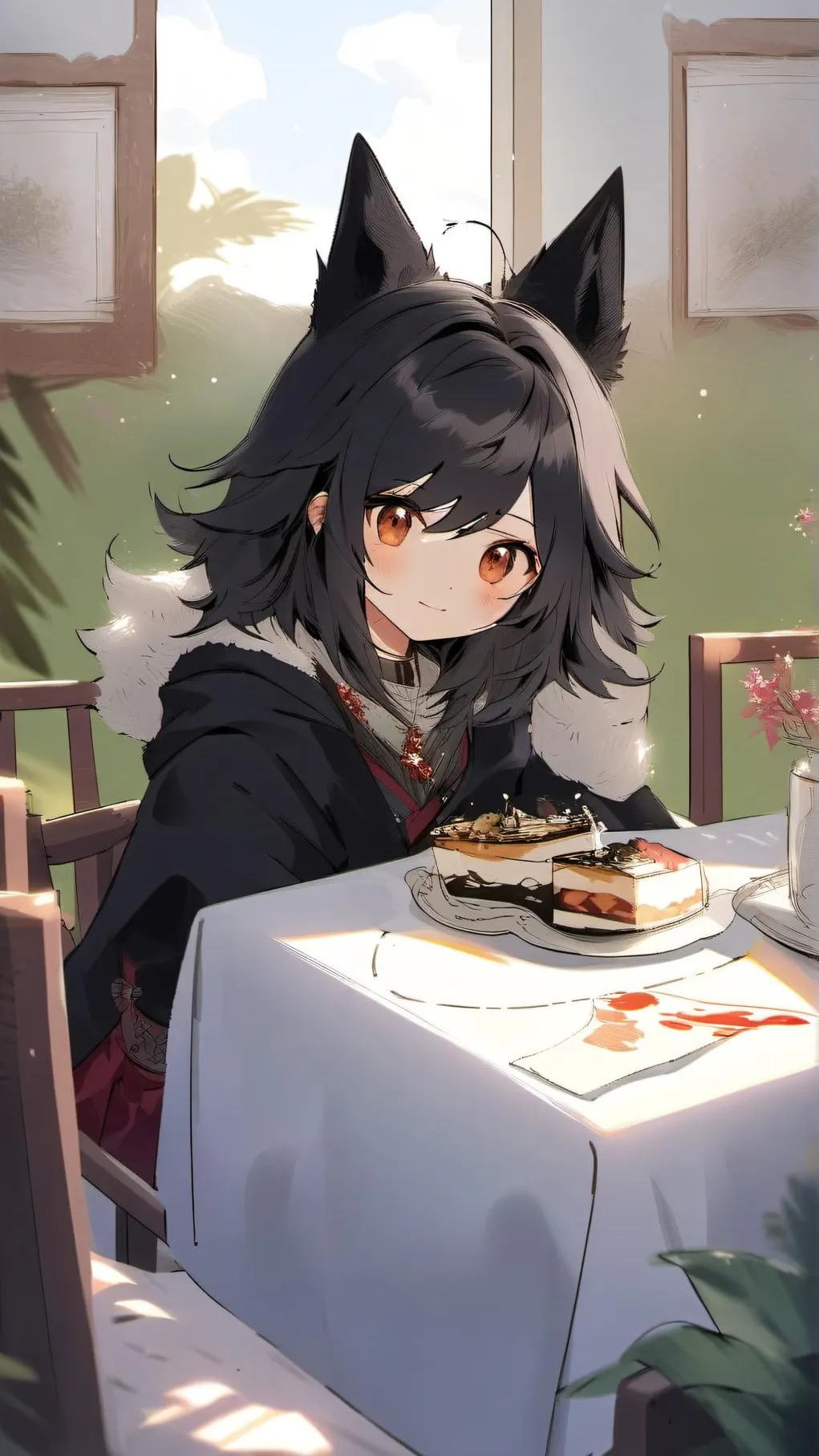 ai character: zoey background