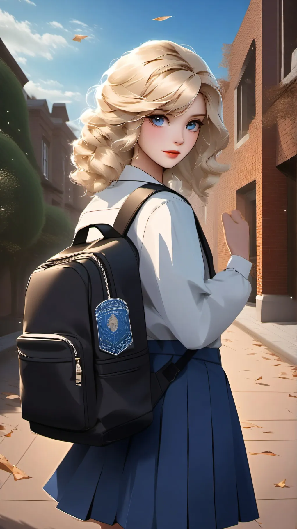 ai character: Melody background