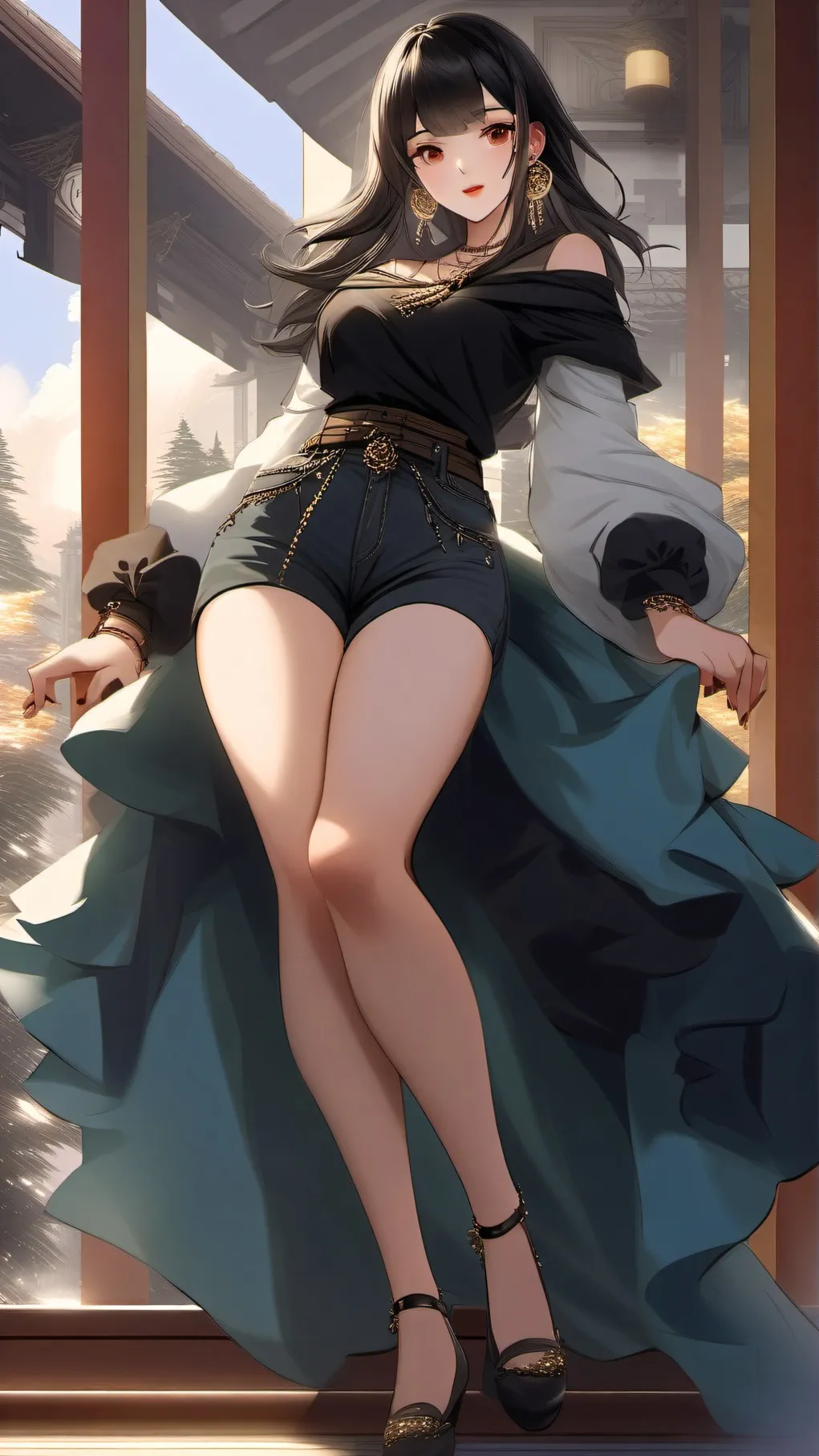 ai character: Luna background