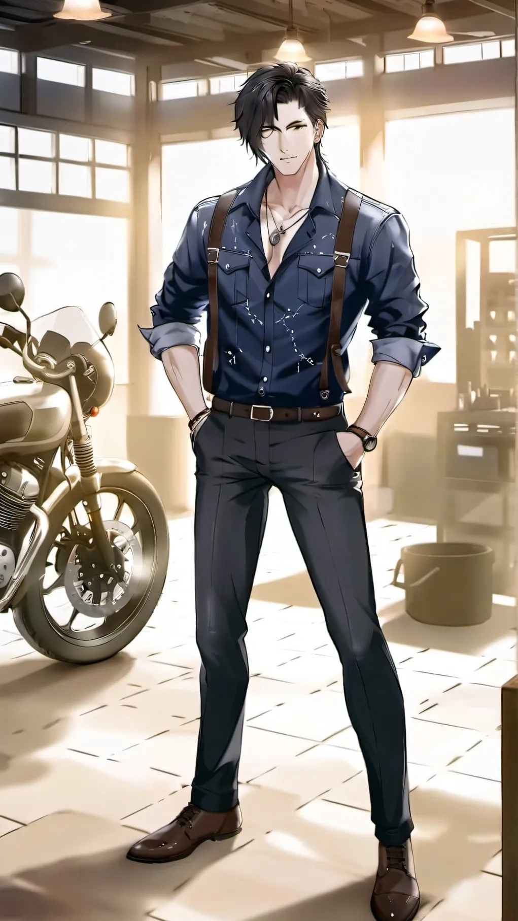 ai character: Connor tryst background