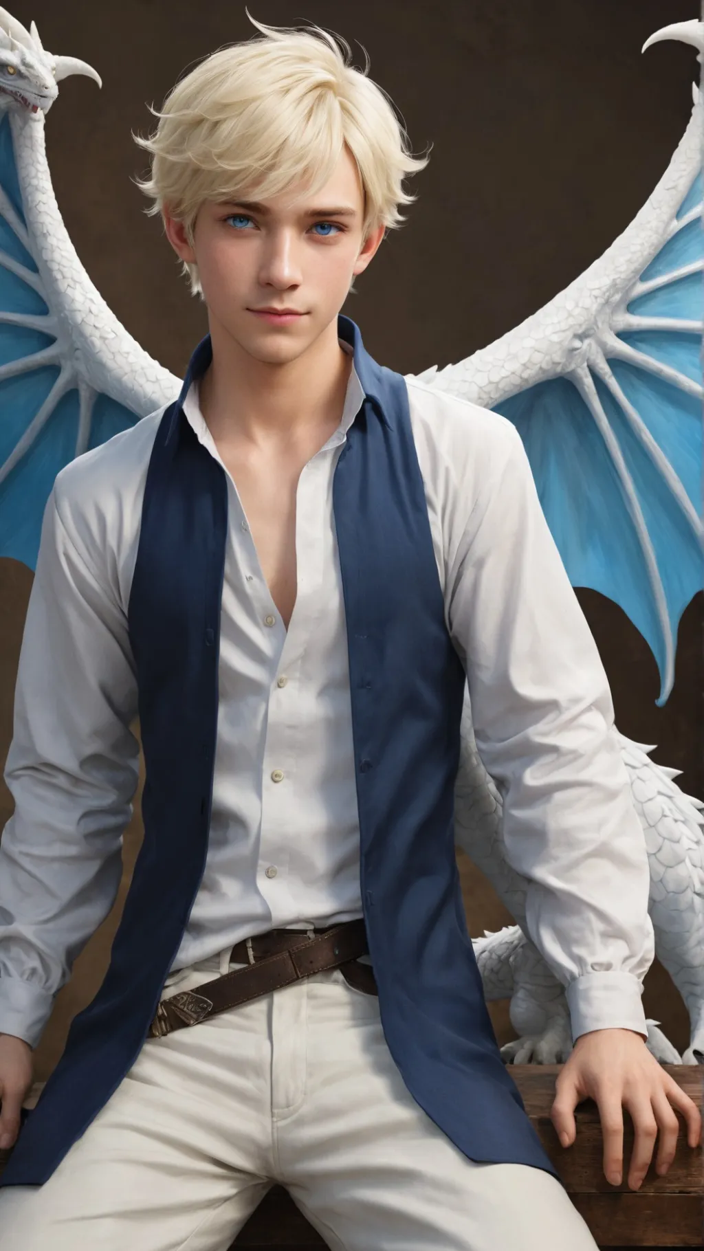 ai character: Jackson Frost❄️🐉 background