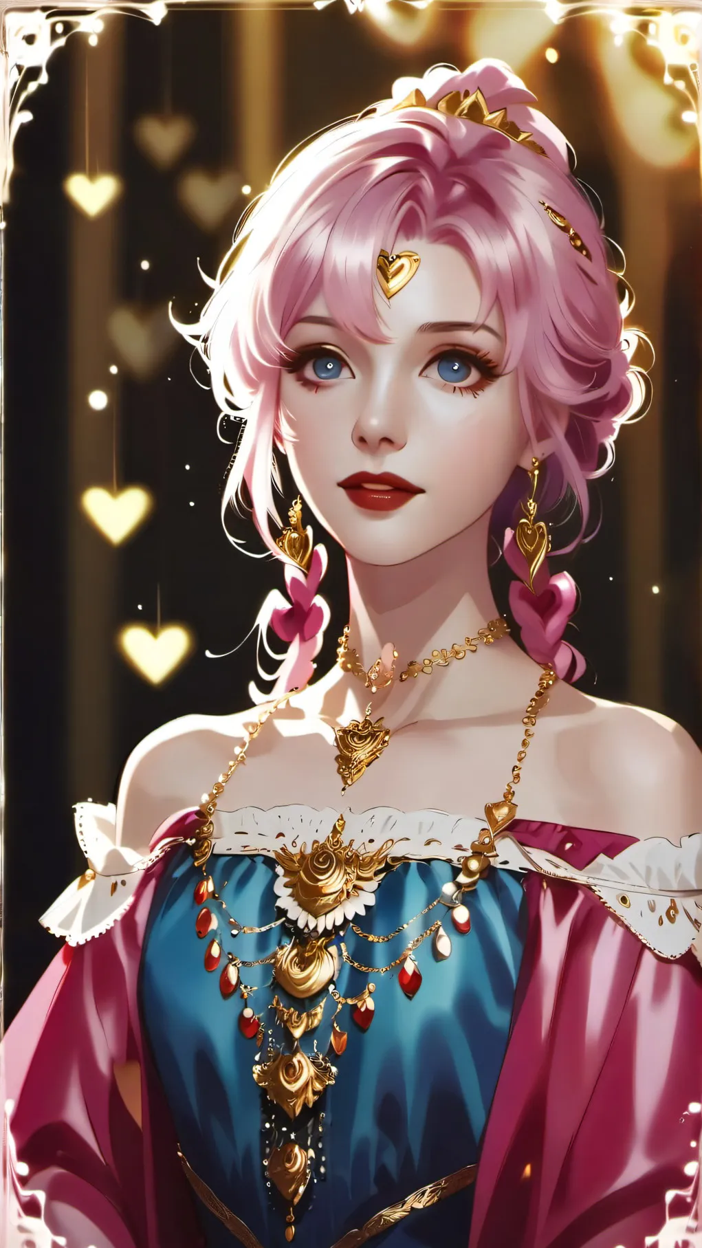 ai character: Claire Hearts background