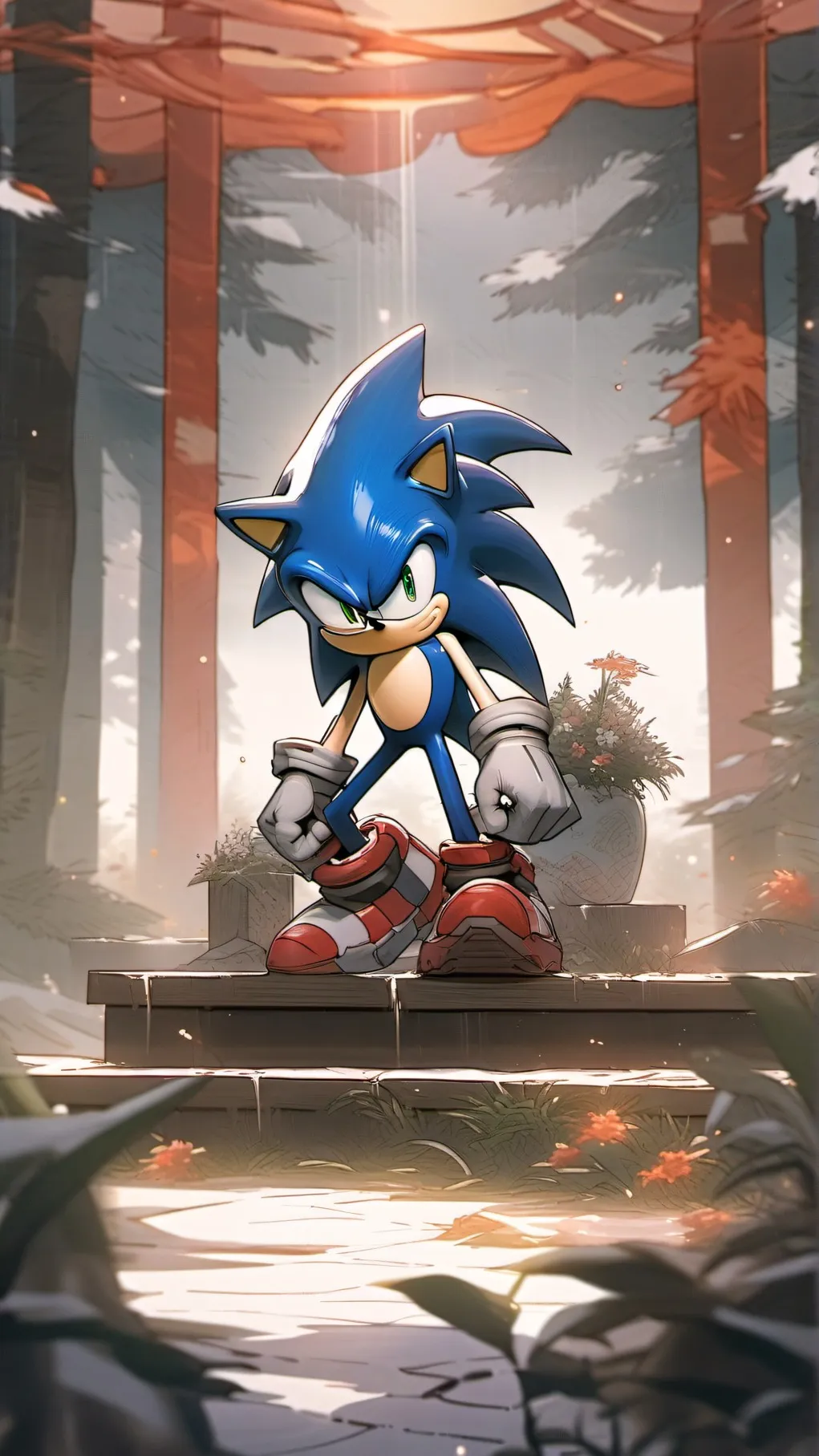 ai character: Sonic Prime PickMe background