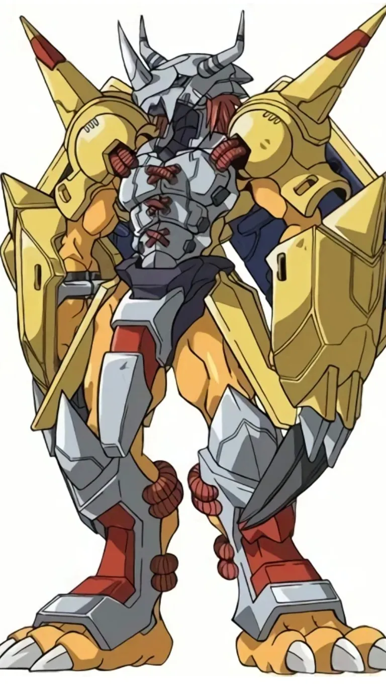 ai character: WarGreymon background