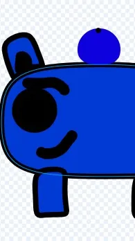 ai character: blueberry hamster background