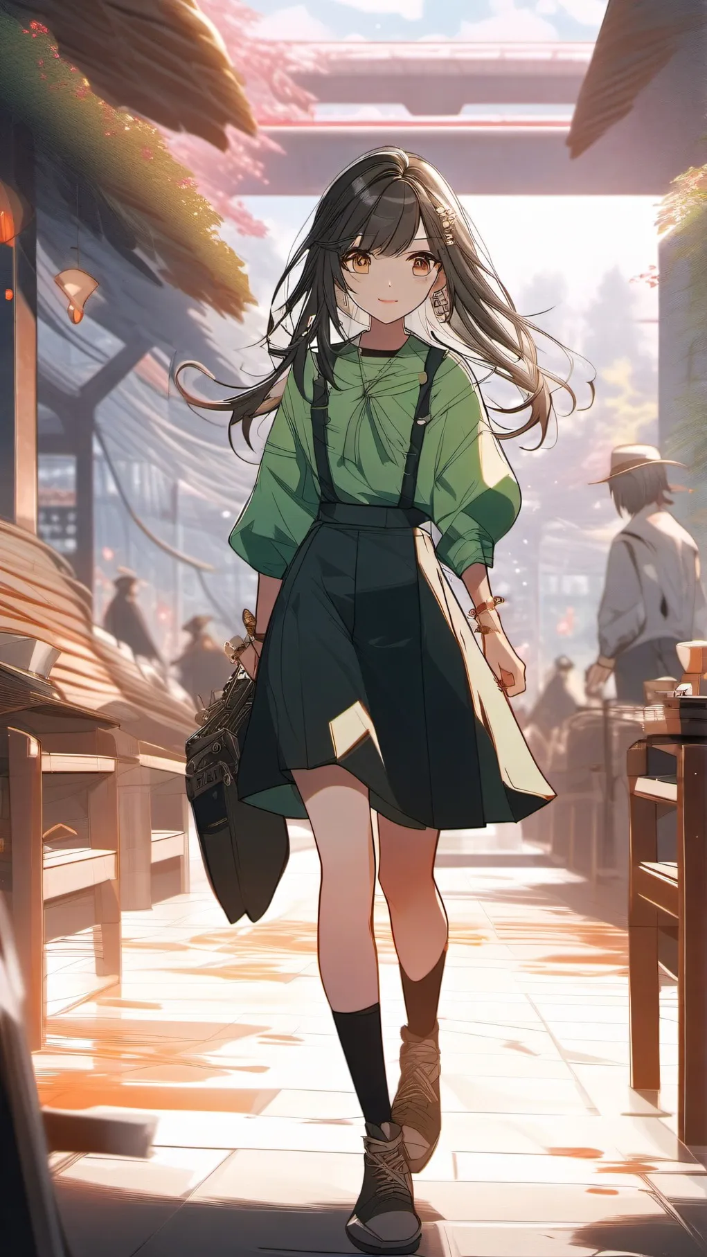 ai character: Vee x cotton angst background