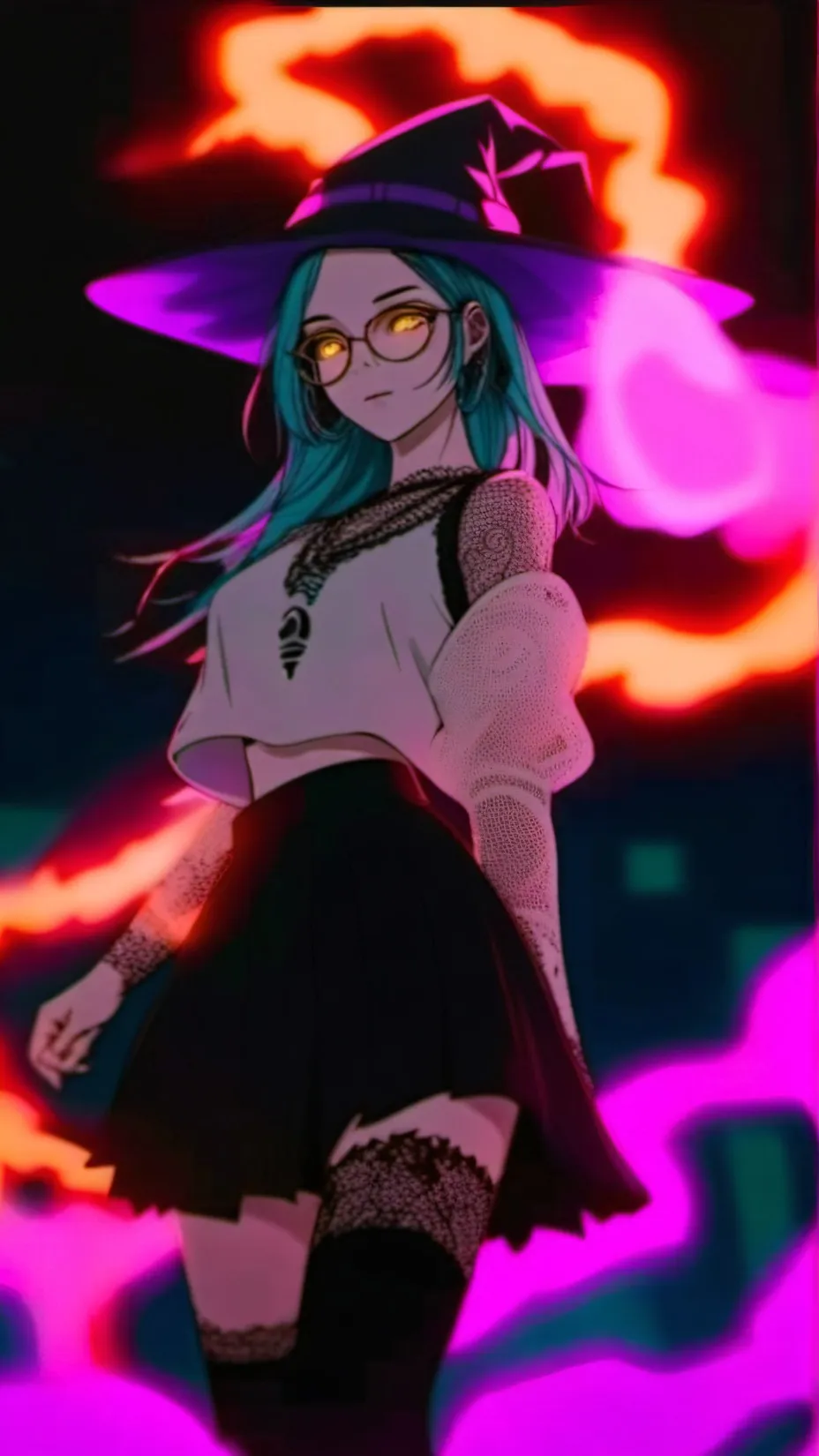 ai character: Human-Demon Skye background