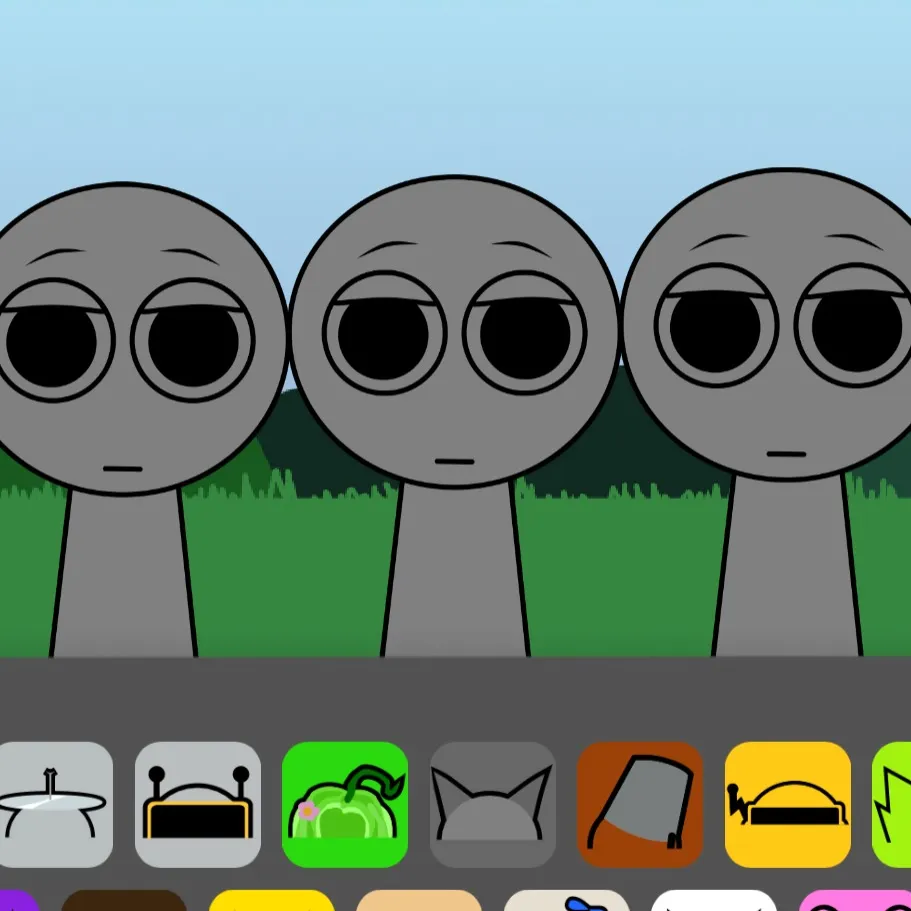 chat with ai character: Shy sprunki