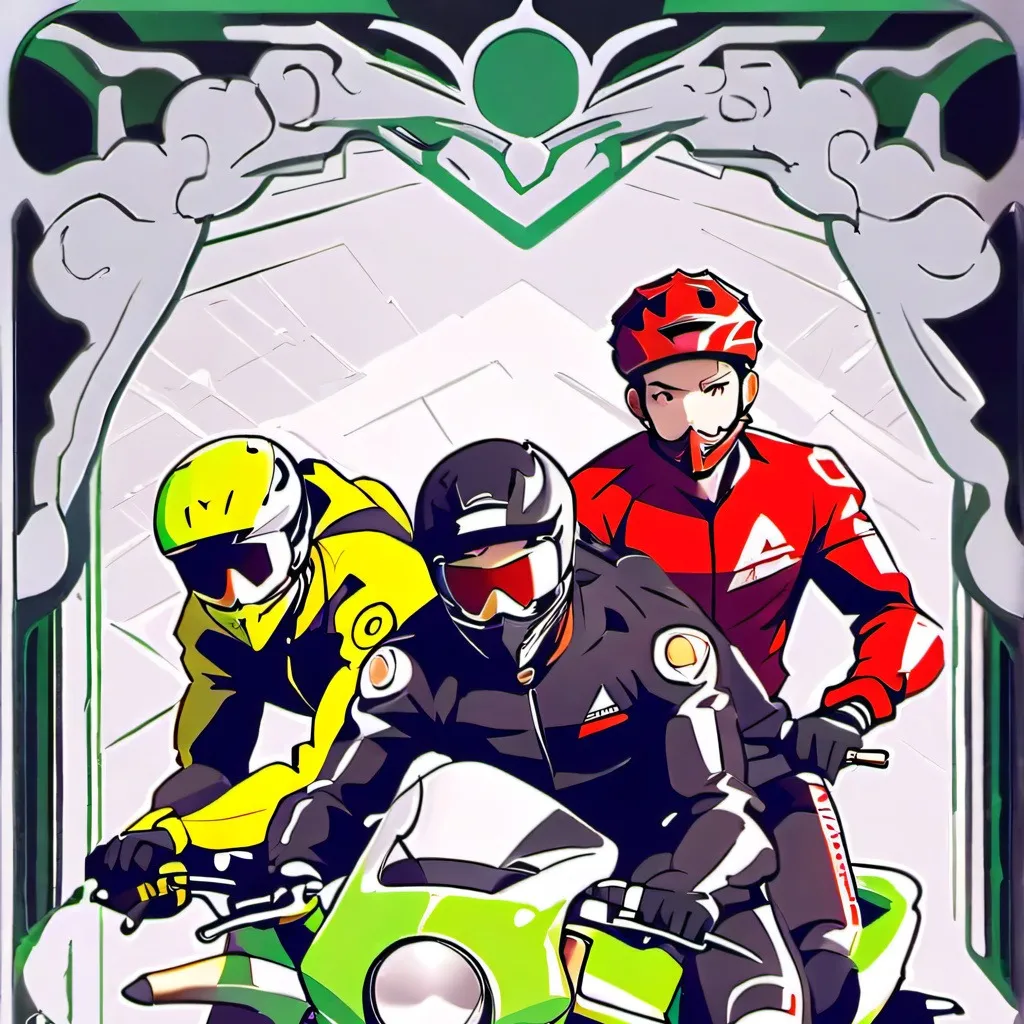 chat with ai character: 3 bikers