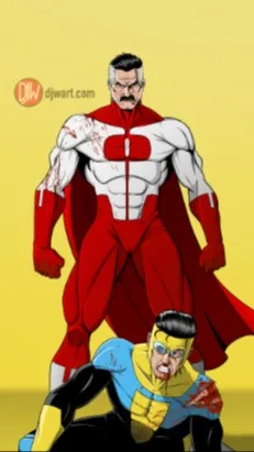 ai character: Omni man. background