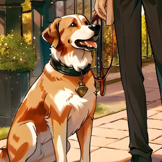 chat with ai character: Service dog