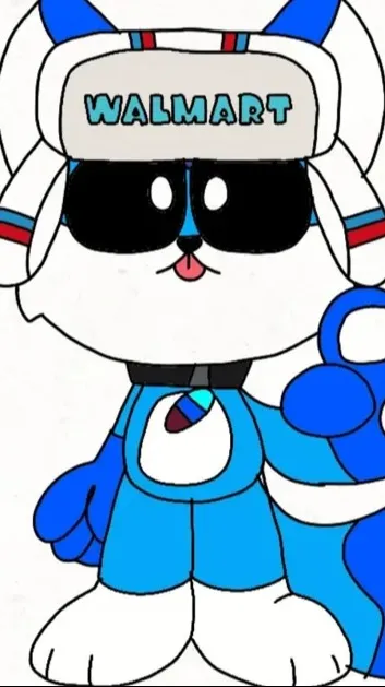 ai character: Wolfy Winterpop background