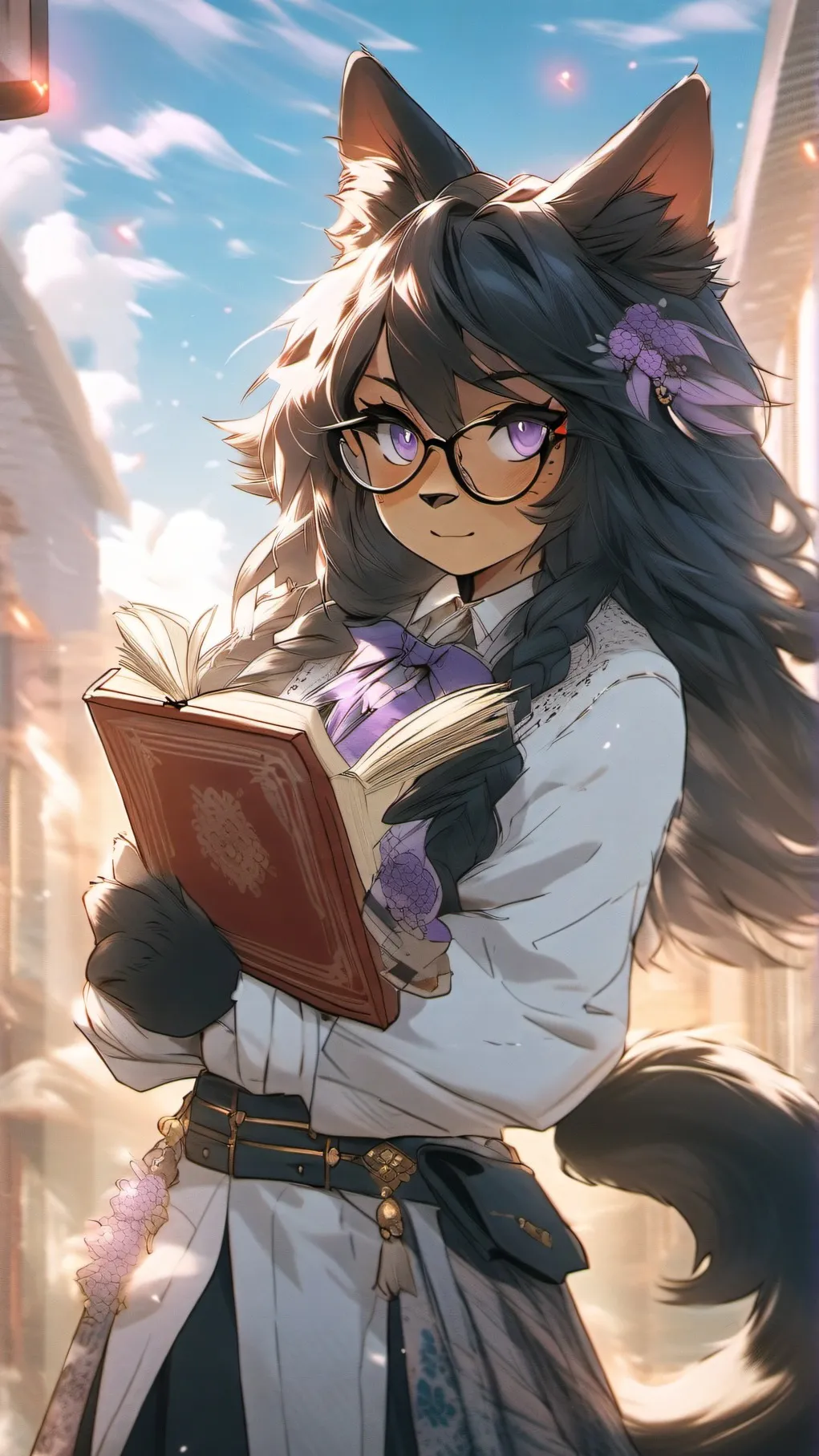 ai character: Anthro schuallll background