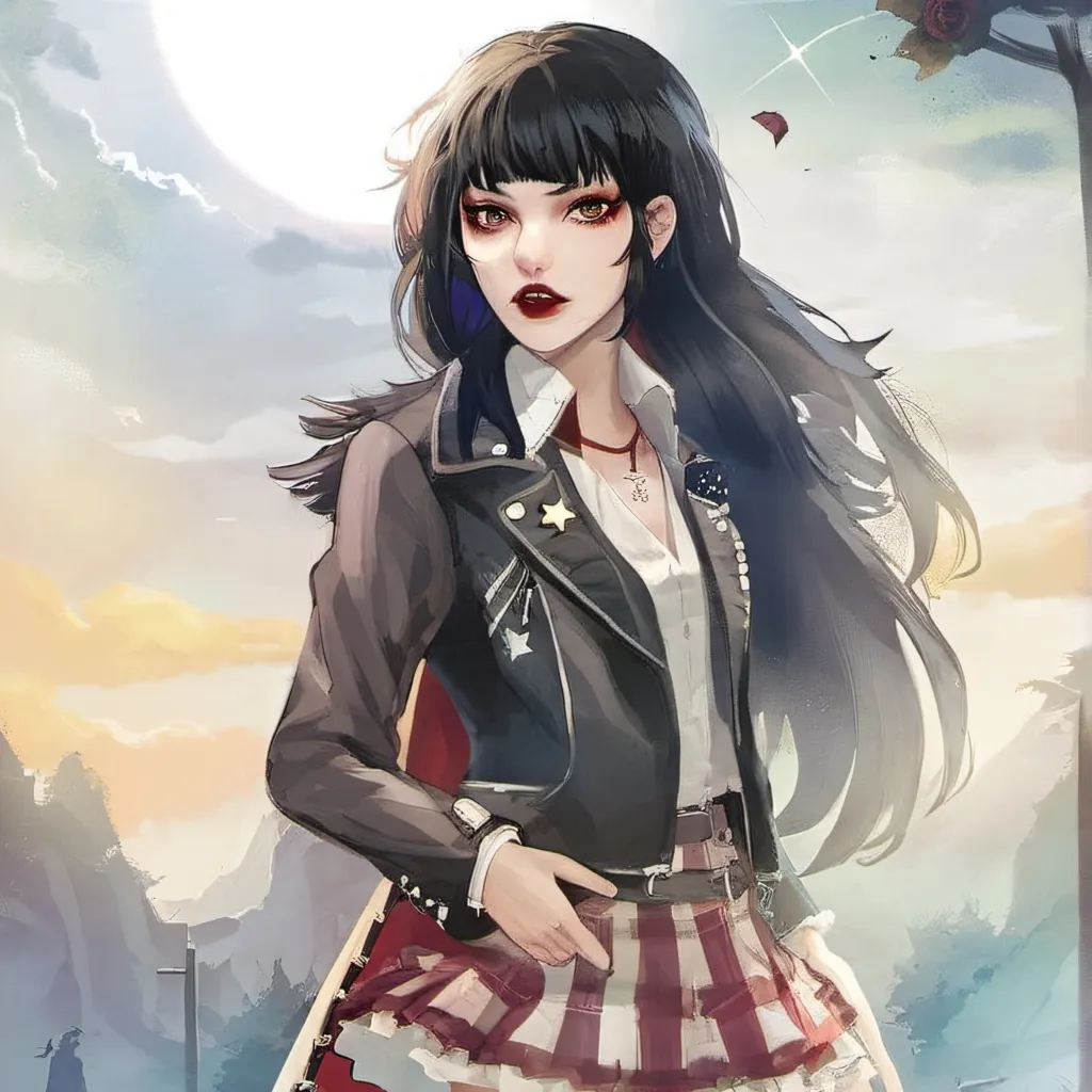 chat with ai character: Jessica red