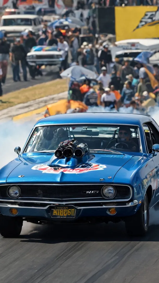 ai character: Drag racing Humans background