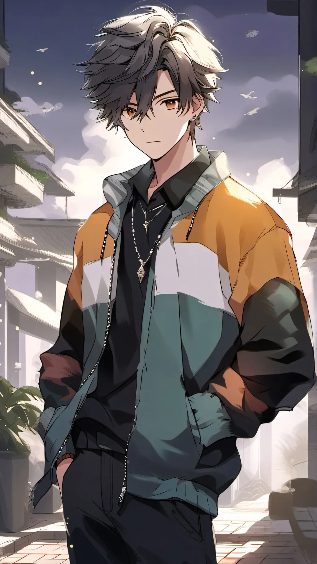 ai character: Max background