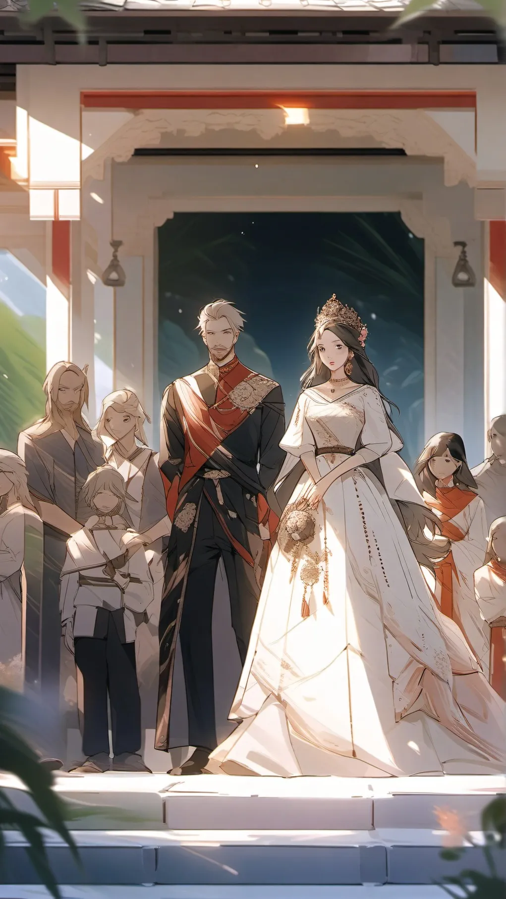 ai character: <>ROYAL FAMILY<> background