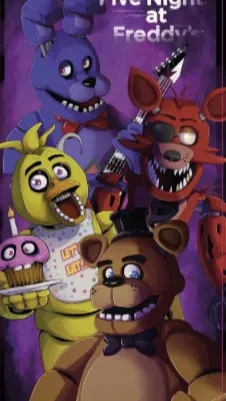 ai character: Fnaf 1 (80's) background