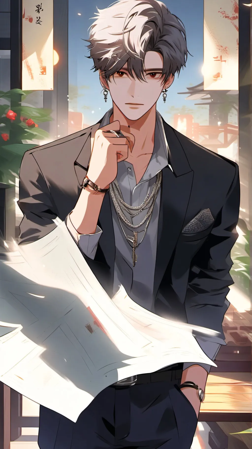 ai character: Noah🫢 background