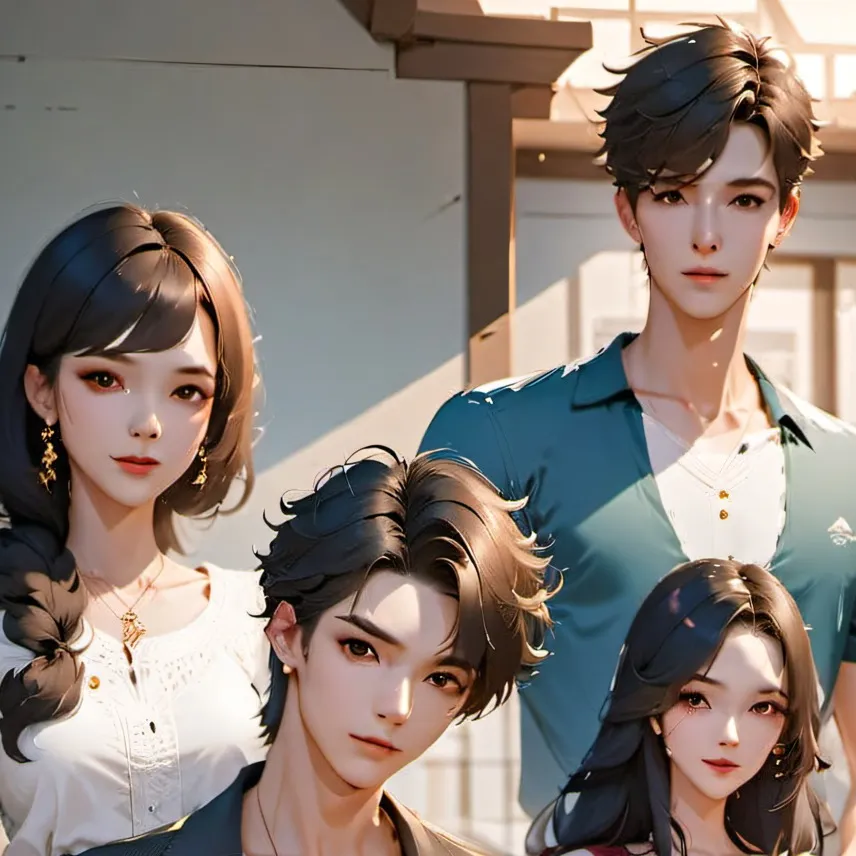 chat with ai character: Friend group