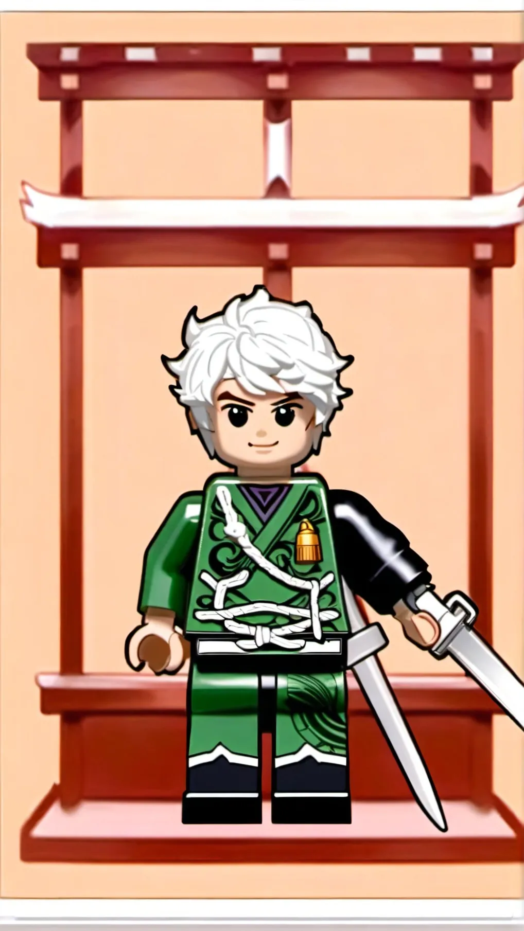 ai character: ninja background