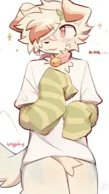 ai character: Leafy background