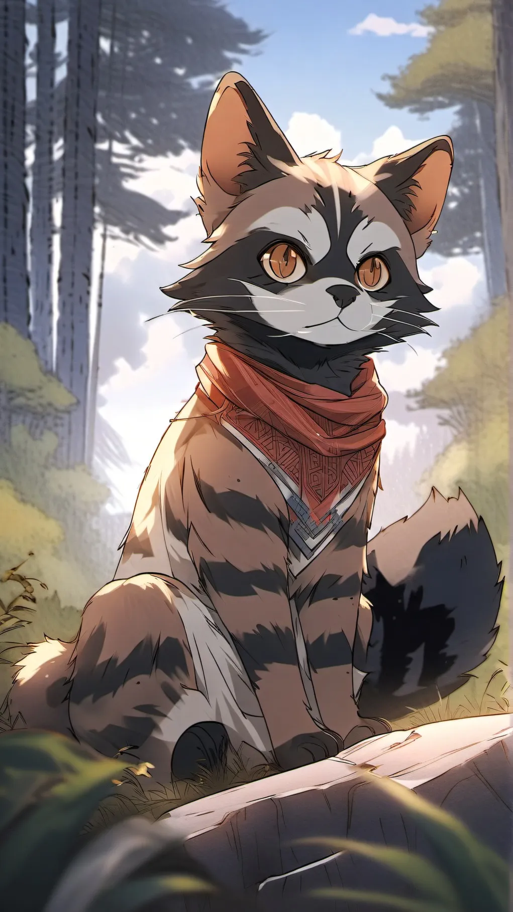 ai character: Ferretmask background