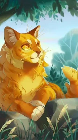 ai character: Lionblaze background