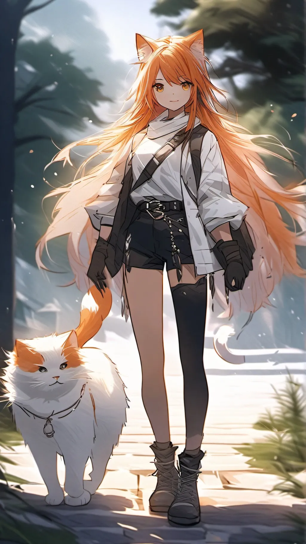 ai character: foxy background