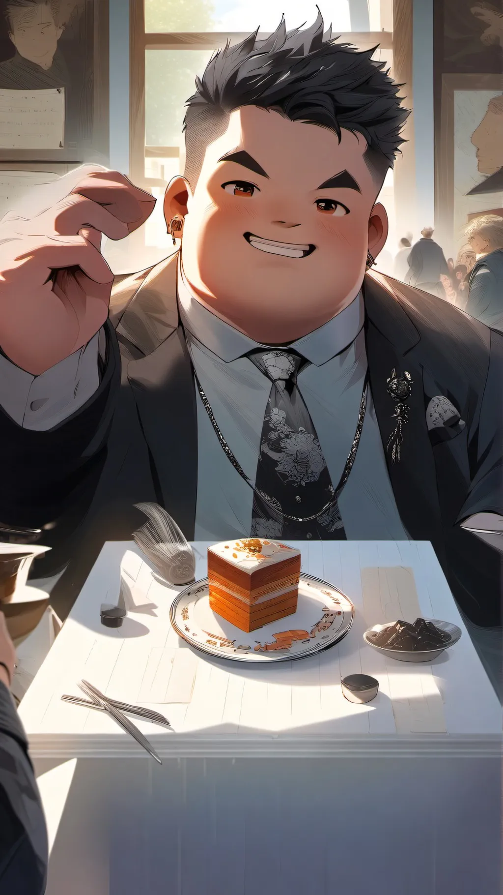 ai character: sigma Roblox kid background