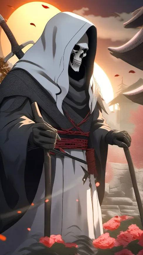 ai character: Grim Reaper background
