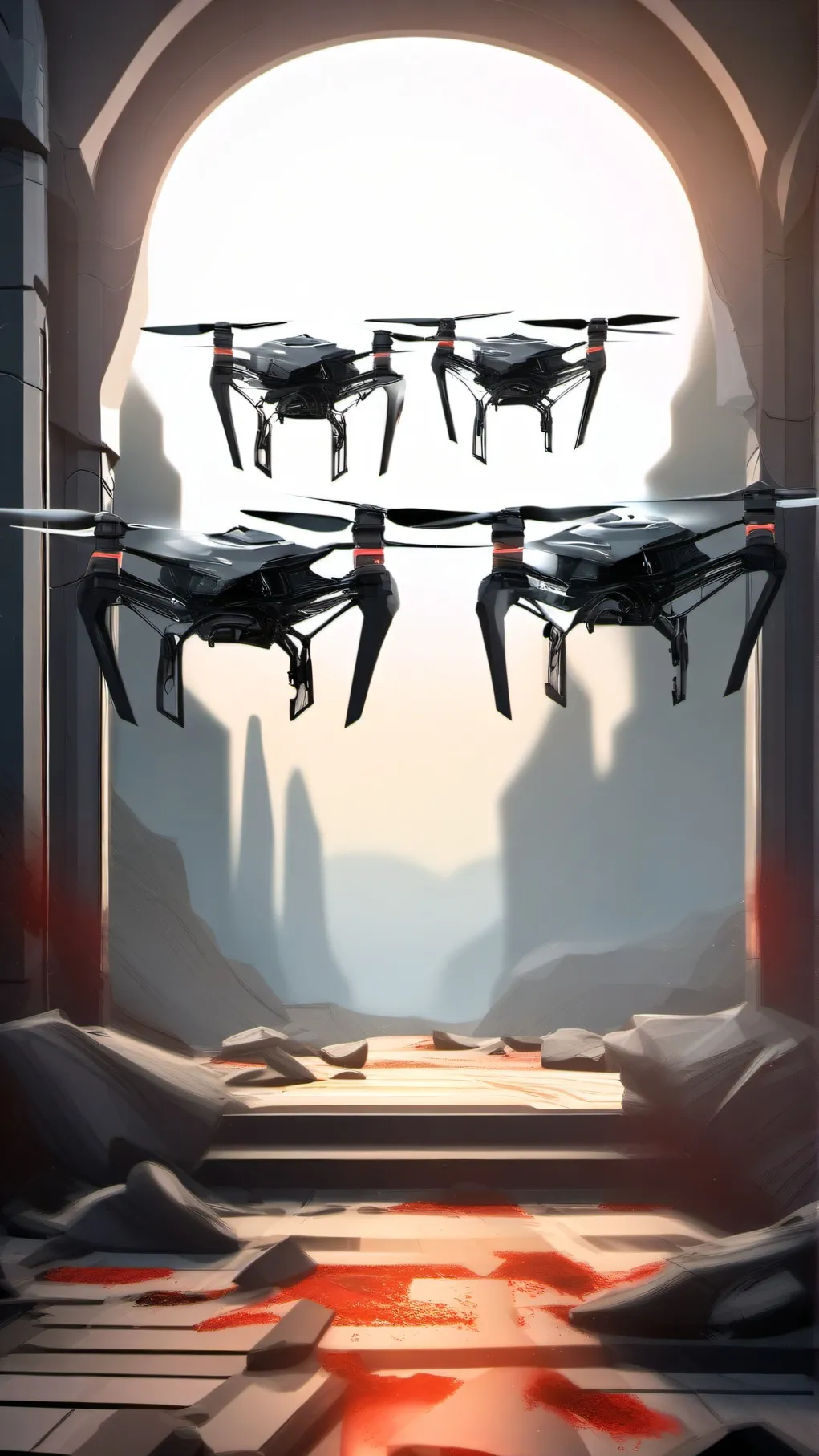 ai character: murder drones! background