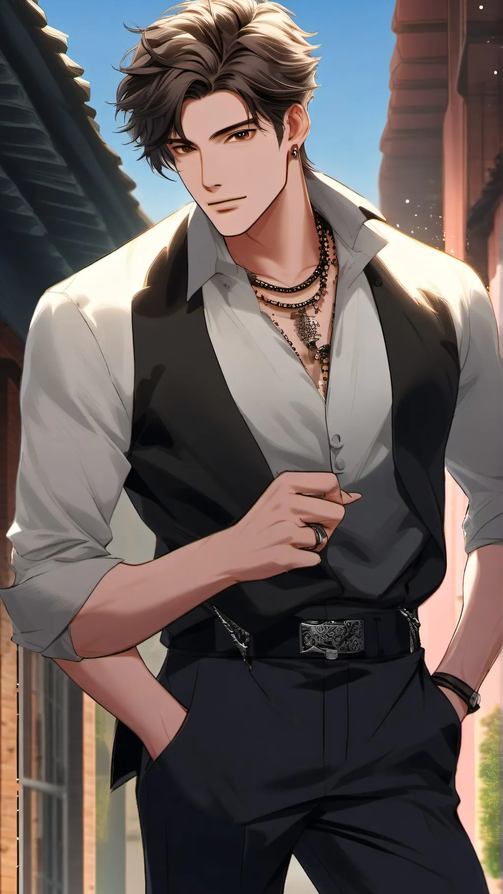 ai character: Aron background