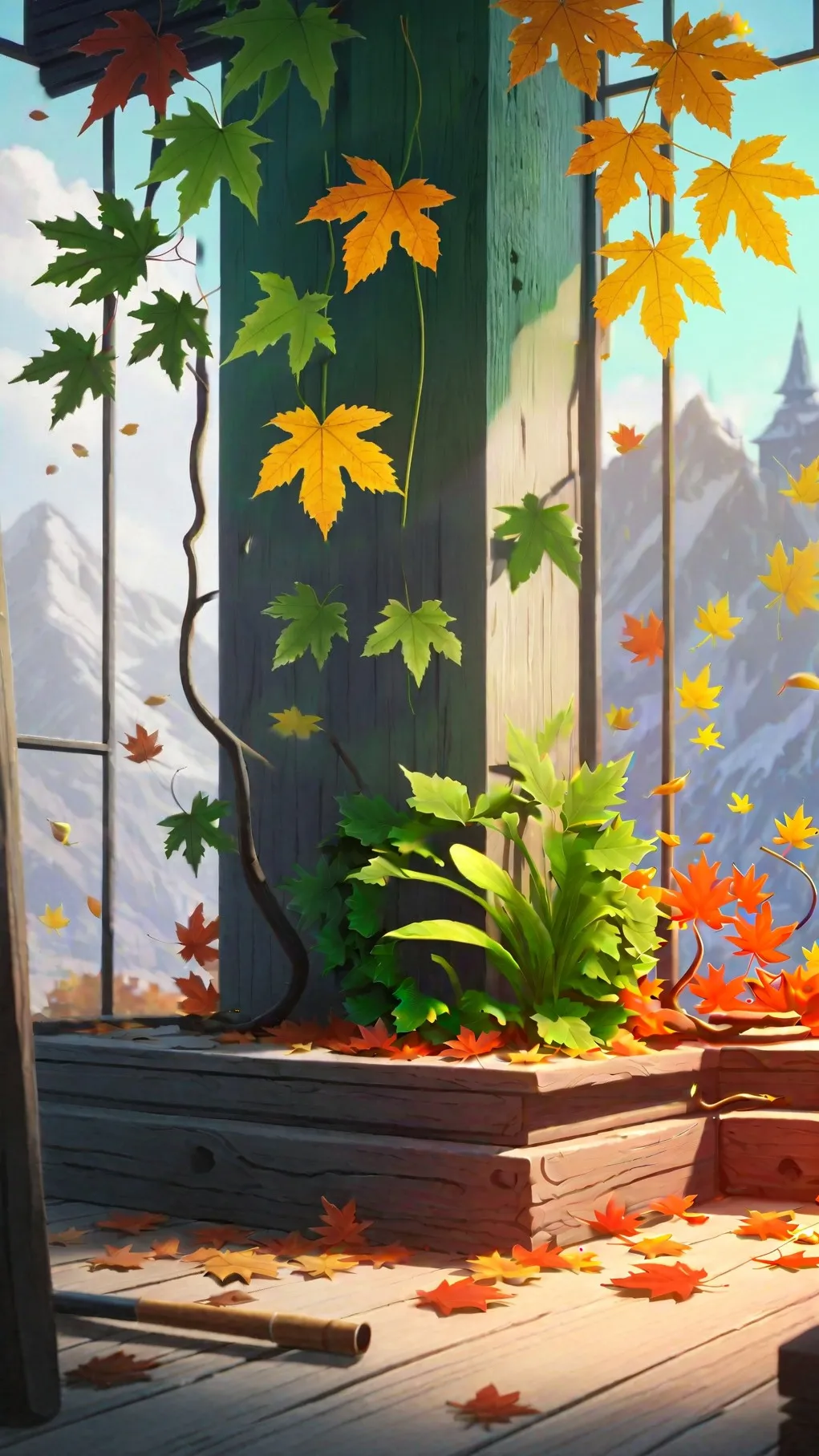 ai character: twisted leafster background