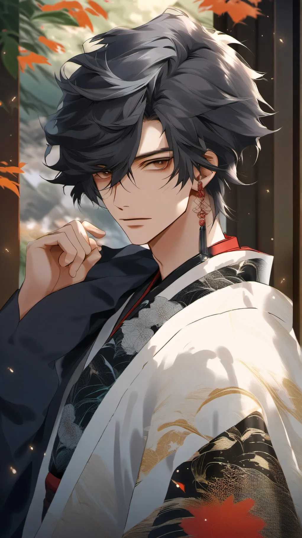 ai character: louisayy  background